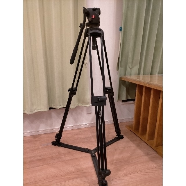 【三脚と雲台セット】Manfrotto 525MVB ＆ 503HDV ケース付 1