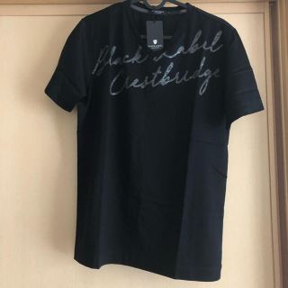 ブラックレーベルクレストブリッジ(BLACK LABEL CRESTBRIDGE)の【タグ付き新品】ブラックレーベル　グリッター　ロゴ　Vネック　Tシャツ(Tシャツ/カットソー(半袖/袖なし))