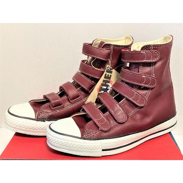 CONVERSE(コンバース)の★90s!USA!コンバース オールスター V-5 レザー 5 赤 2011★ レディースの靴/シューズ(スニーカー)の商品写真