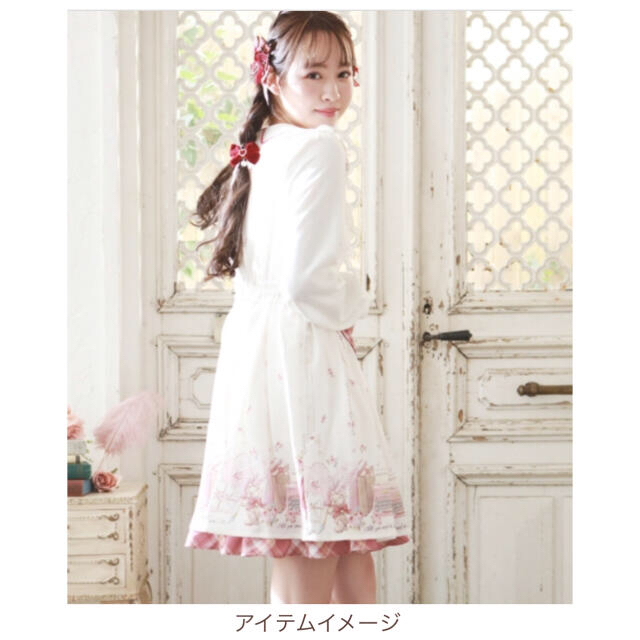 サマーセール35%オフ LIZLISAロマンティックシューズ柄ワンピース