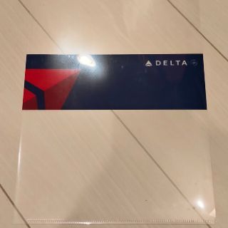 デルタ(DELTA)のデルタ航空　クリアファイル(ノベルティグッズ)