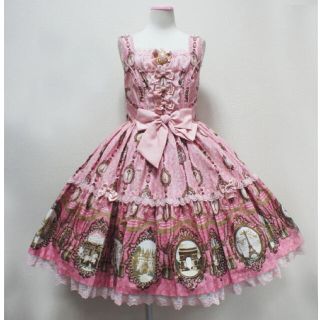 アンジェリックプリティー(Angelic Pretty)のAngelic Pretty Cameo Window JSK&カチューシャ(ひざ丈ワンピース)