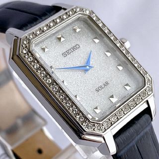 セイコー(SEIKO)の◎hanahaha様専用◎セイコー/ソーラー/スワロフスキー/女性用腕時計(腕時計)