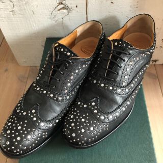 チャーチ(Church's)のChurch’s BURWOOD NAPPA スタッズ & クリスタル(ローファー/革靴)