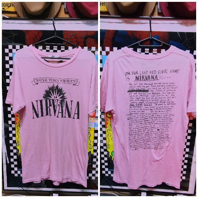 HYSTERIC GLAMOUR(ヒステリックグラマー)の★激レア★ヒステリックグラマー×NIRVANA　Tシャツ　M メンズのトップス(Tシャツ/カットソー(半袖/袖なし))の商品写真