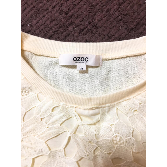 OZOC(オゾック)のOZOC レースカットソー レディースのトップス(カットソー(長袖/七分))の商品写真