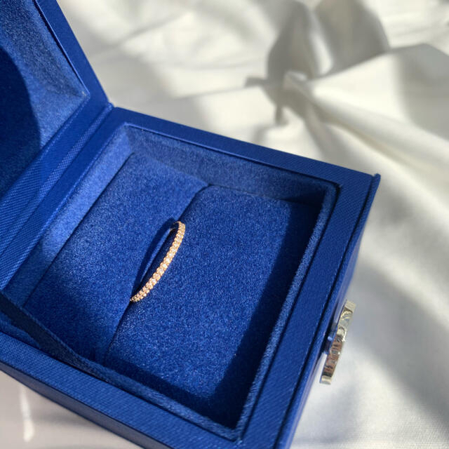 Romatic Blue  ダイヤモンド フルエタニティ結婚指輪 18K YG