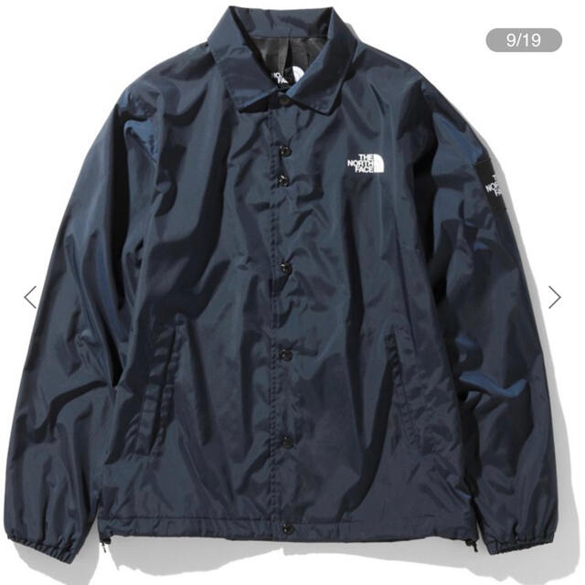 【新品】THE NORTH FACE ザコーチジャケット値下げ　Lサイズ　紺色