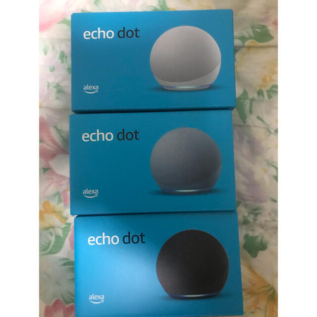 ECHO(エコー)の【3色セット】 Amazon エコードット echo dot 第4世代 スマホ/家電/カメラのオーディオ機器(スピーカー)の商品写真