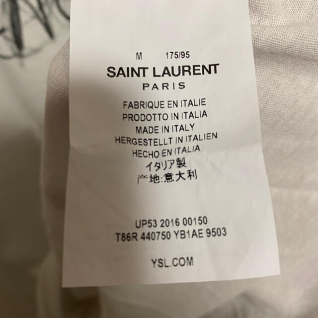 Saint Laurent(サンローラン)のSAINT LAURENT PARIS  16SS Tシャツ メンズのトップス(Tシャツ/カットソー(半袖/袖なし))の商品写真