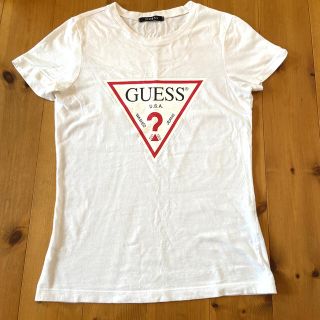 ゲス(GUESS)のguess ゲス　白　ロゴ　トップス　ZARA h&m (Tシャツ(半袖/袖なし))