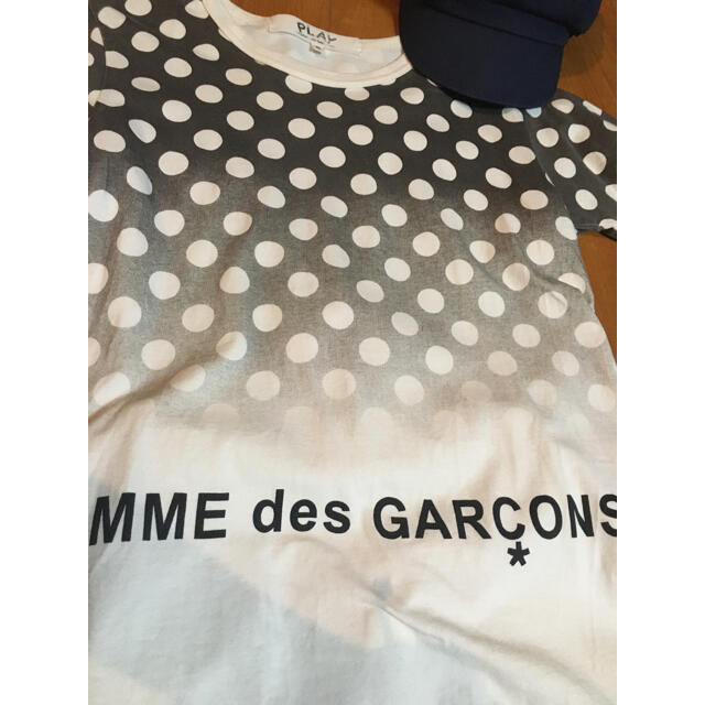 COMME des GARCONS(コムデギャルソン)のみくろ様専用になります。コムデギャルソン　ドット柄Tシャツ レディースのトップス(Tシャツ(半袖/袖なし))の商品写真