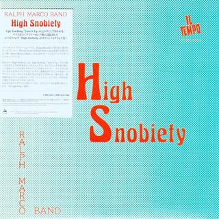 【新品レコード】Ralph Marco Band / High Snobiety(ジャズ)