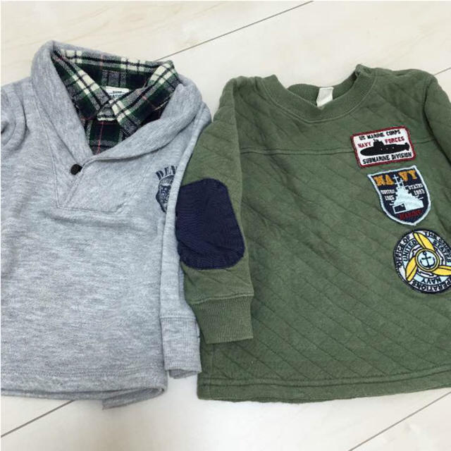 トレーナーセット キッズ/ベビー/マタニティのキッズ服男の子用(90cm~)(Tシャツ/カットソー)の商品写真