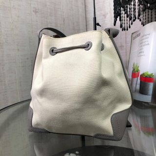 BALENCIAGA ネイビーシリーズ　巾着　グレー　バレンシアガ