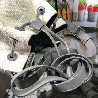 BALENCIAGA ネイビーシリーズ　巾着　グレー　バレンシアガ