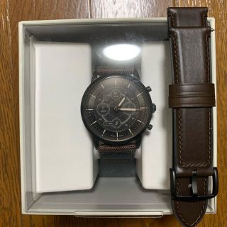 フォッシル(FOSSIL)のFossil Hybrid HR FTW7008 ブラウン(その他)