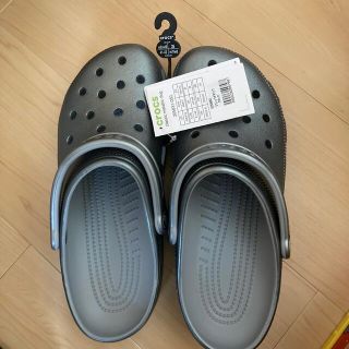 クロックス(crocs)のラス1  26 ブルー　クラッシックメタリック(サンダル)