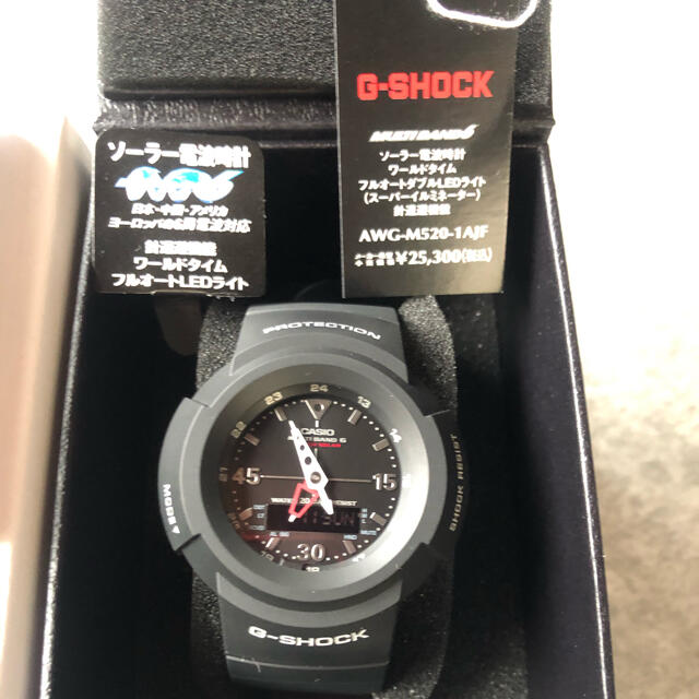 G-SHOCK(ジーショック)の新品未使用 G-SHOCK  AWG-M520-1AJF 電波ソーラー メンズの時計(腕時計(アナログ))の商品写真