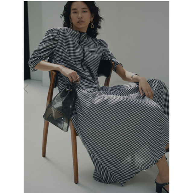 Ameri VINTAGE - AMERI 2WAYPUFFSLEVEDRESS ギンガムチェック Ameri VINTAGE - AMERI 2WAYPUFFSLEVEDRESS ギンガムチェック