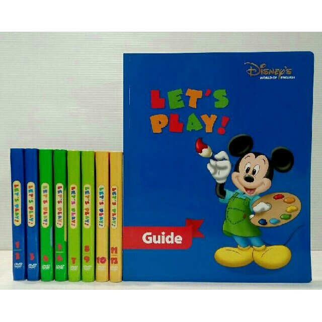 お気に入りの 字幕あり 美品 Disney Dweディズニー英語 全8巻 Dvd レッツプレイ 知育玩具