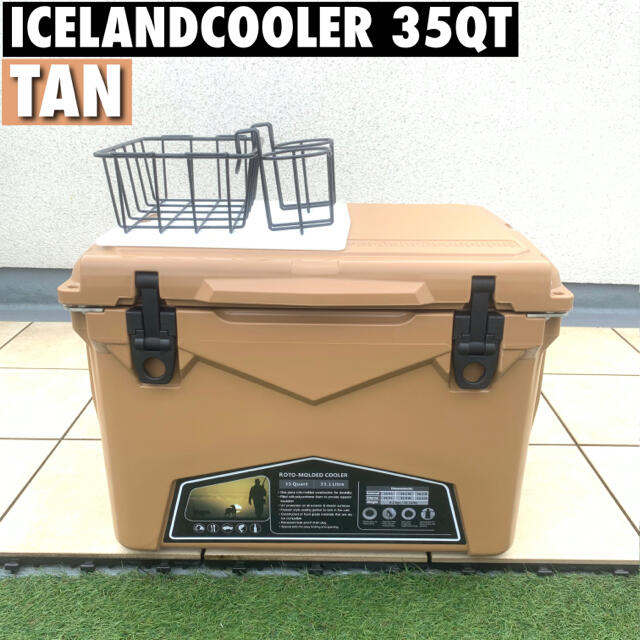 人気色 アイスランドクーラーボックス 35QT ICELAND cooler