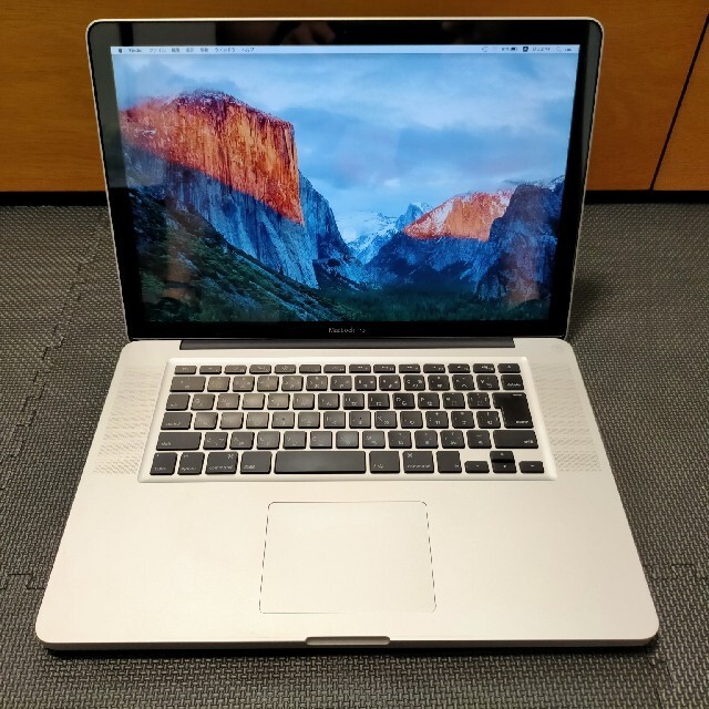 MacBookPro 2011 15インチ i7 8GB SSD500GB