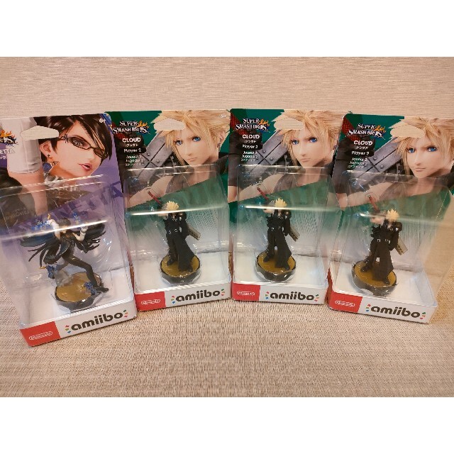 もにパパ様専用】【4点】amiibo ベヨネッタ クラウド 2Pファイター
