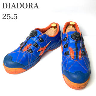 ディアドラ(DIADORA)のDIADORA スニーカー　ゴルフ　普通作業用　ワイヤー紐　リール　安全靴(スニーカー)