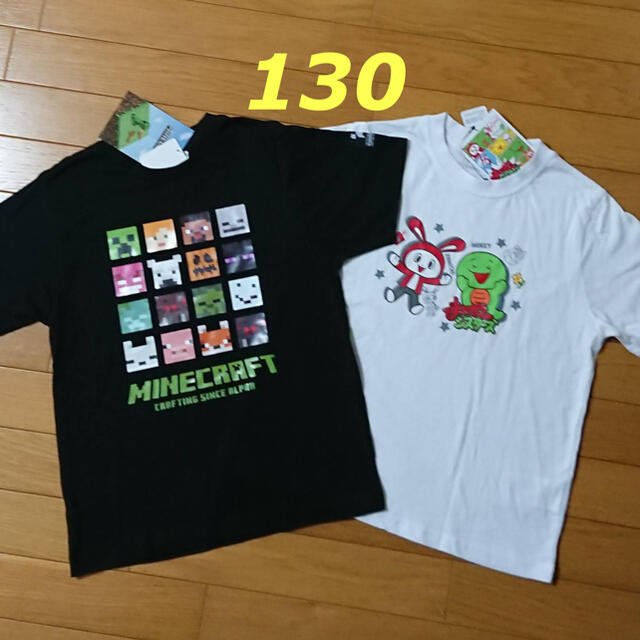 新品☆130cm  まいぜん 半袖 Tシャツ トップス ゲーム マイクラ