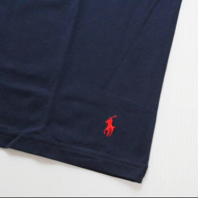 POLO RALPH LAUREN(ポロラルフローレン)の《ポロ ラルフローレン》新品 ポニー刺繍Tシャツ カットソー チェック 紺 LL メンズのトップス(Tシャツ/カットソー(半袖/袖なし))の商品写真