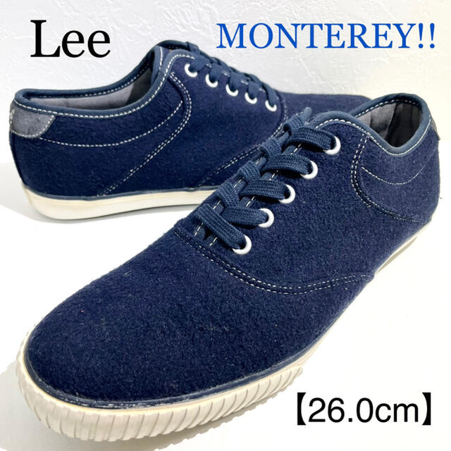 Lee(リー)のLee/リー★MONTEREY/モントレー★ネイビー/紺×茶×白★26.0cm メンズの靴/シューズ(スニーカー)の商品写真