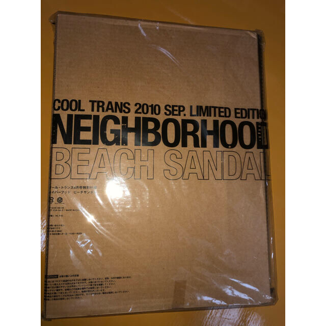 NEIGHBORHOOD(ネイバーフッド)のNEIGHBORHOOD ネイバーフッド　ビーチサンダル　未開封 メンズの靴/シューズ(ビーチサンダル)の商品写真