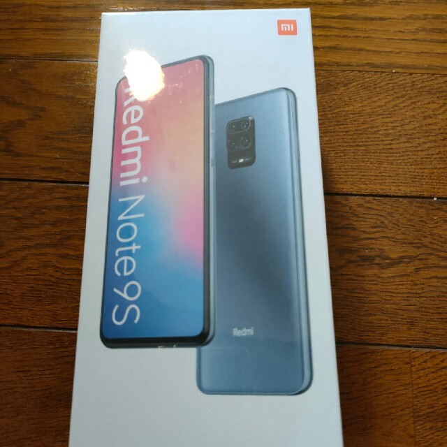 スマホ/家電/カメラRedmi Note 9S Glacier White 未使用品