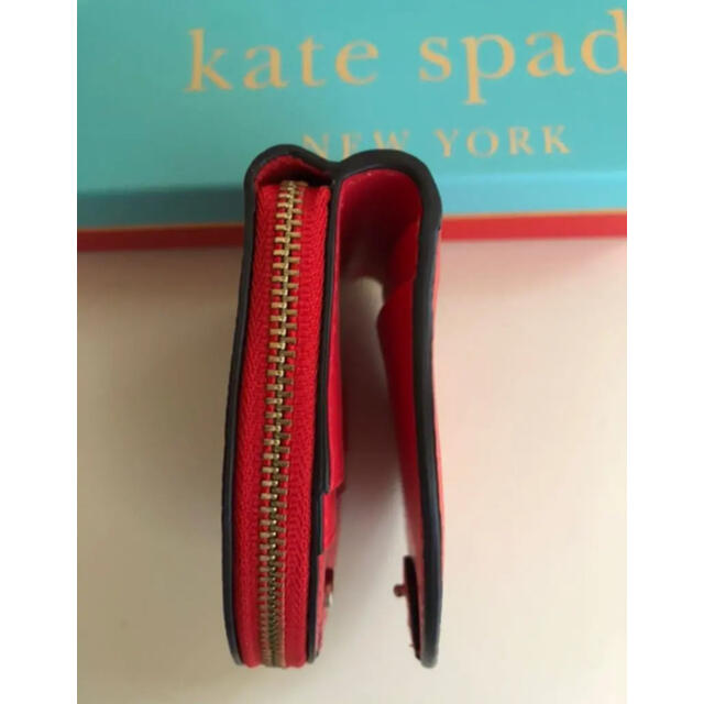 kate spade new york(ケイトスペードニューヨーク)のケイトスペードNY コインケース　カードケース　レッド レディースのファッション小物(コインケース)の商品写真