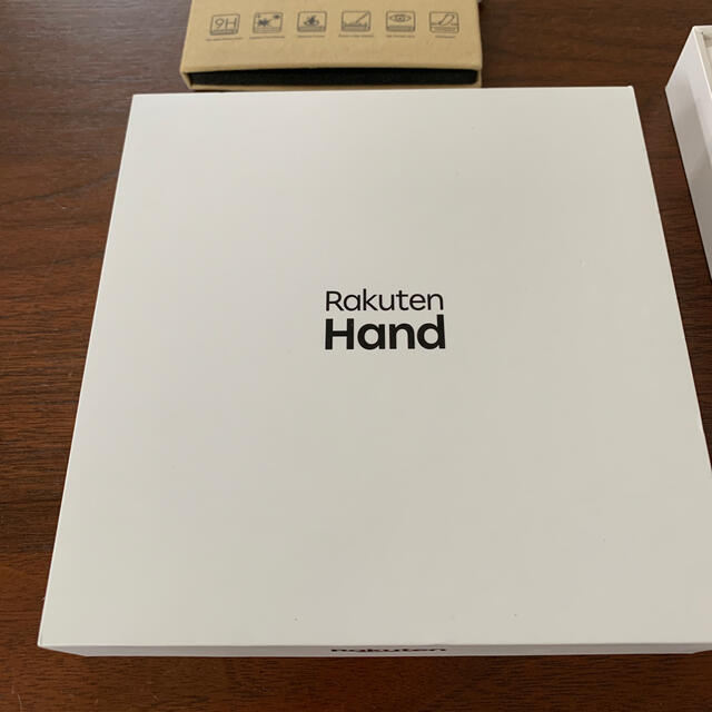 Rakuten hand ハンド ブラック 本体＋透明ケース 美品