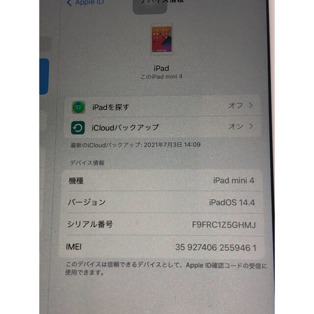 iPad mini4 Cellular 16GB ゴールド ケース付き
