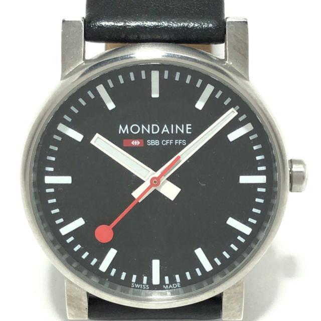 モンディーン 腕時計 - メンズ 黒