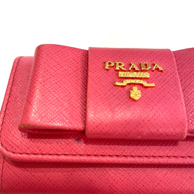 PRADA(プラダ)のPRADAキーケース　中古品 レディースのファッション小物(キーケース)の商品写真