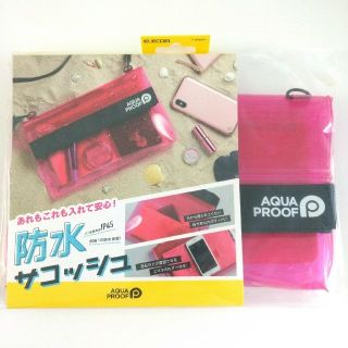 エレコム(ELECOM)のエレコム　防水・防塵バッグ サコッシュ ピンク(ショルダーバッグ)