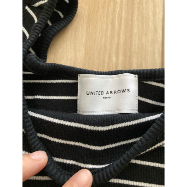 UNITED ARROWS(ユナイテッドアローズ)のユナイテッドアローズ　コットン リブ Tシャツ レディースのトップス(Tシャツ(半袖/袖なし))の商品写真