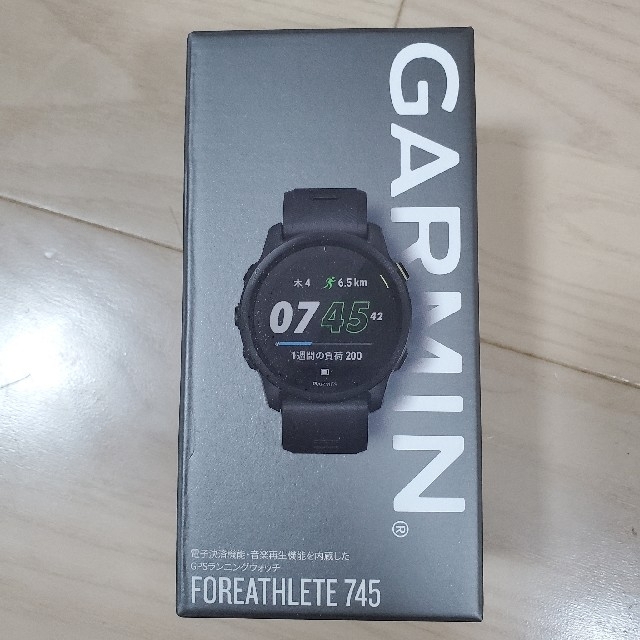 ランニング【新品未使用】GARMIN ForeAthlete 745 Black