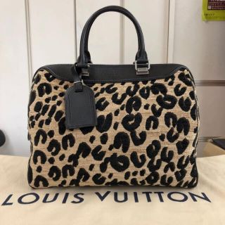 ルイヴィトン(LOUIS VUITTON)の美品 LOUIS VUITTON 2012年 限定品 レオパード スピーディ(ハンドバッグ)