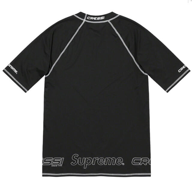 Supreme(シュプリーム)の（2021SS）Supreme /Cressi® Rash Guard  黒XL スポーツ/アウトドアのスポーツ/アウトドア その他(マリン/スイミング)の商品写真