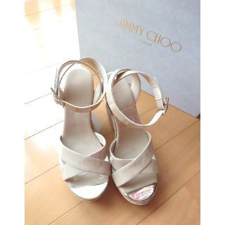 ジミーチュウ(JIMMY CHOO)のJIMMY CHOO ジミーチュウ ウェッジソール  サンダル(サンダル)