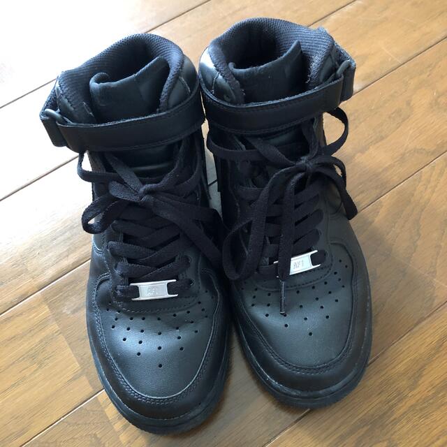 NIKE AIR FORCE MID BLACK ナイキ　エアフォース　黒