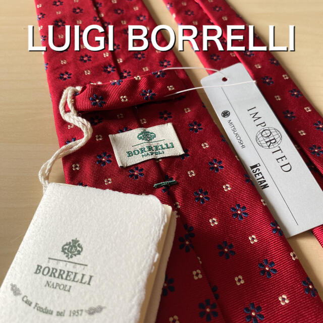 LUIGI BORRELLI(ルイジボレッリ)のskob様【新品未使用】LUIGI BORRELLI  花小紋　ネクタイ メンズのファッション小物(ネクタイ)の商品写真