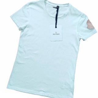 モンクレール(MONCLER)の【新品・タグ付き】MONCLER　モンクレール　白Ｔシャツ　半袖(Tシャツ(半袖/袖なし))