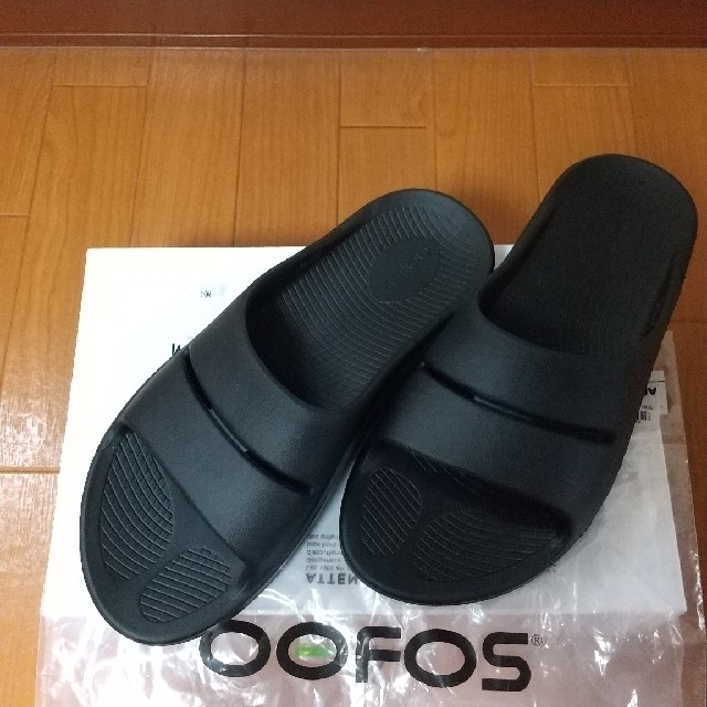 OOFOS ウーフォス リカバリーサンダル BLACK 26cm 1