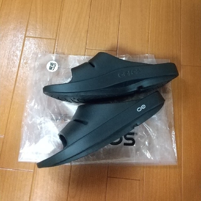 OOFOS ウーフォス リカバリーサンダル BLACK 26cm 2